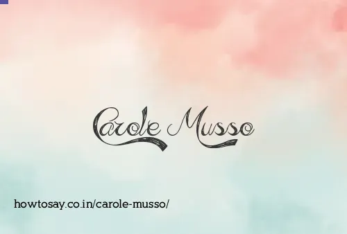 Carole Musso