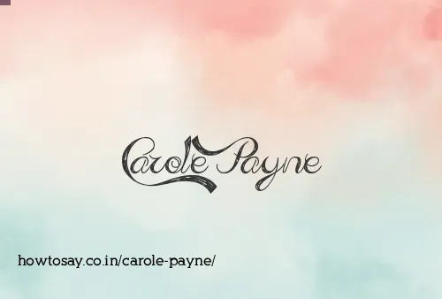 Carole Payne