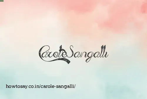 Carole Sangalli