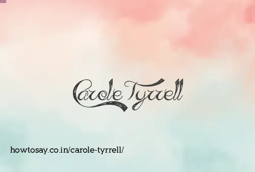 Carole Tyrrell