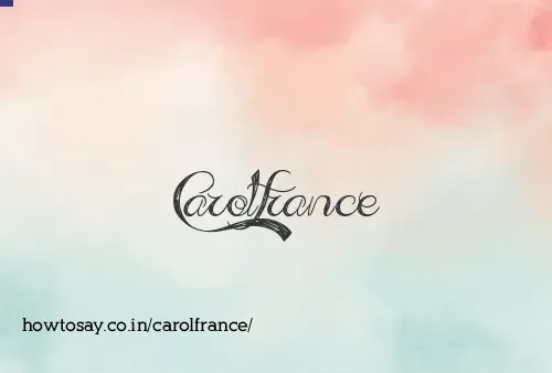 Carolfrance