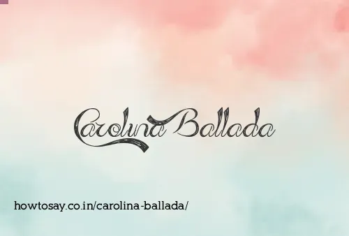 Carolina Ballada