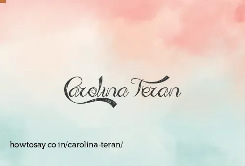 Carolina Teran