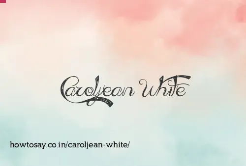 Caroljean White