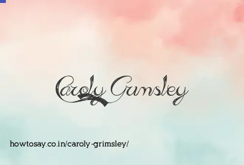 Caroly Grimsley