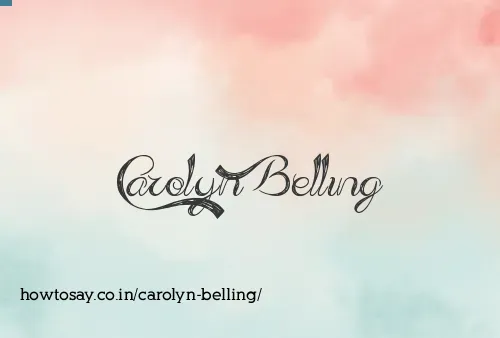 Carolyn Belling