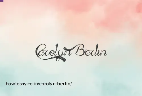 Carolyn Berlin