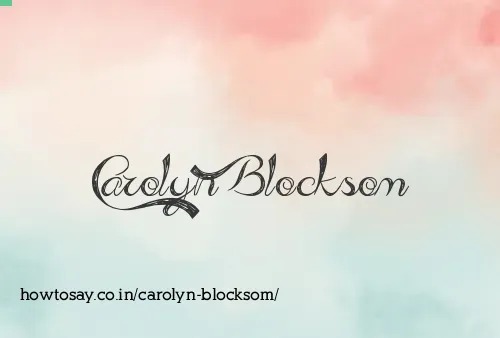 Carolyn Blocksom