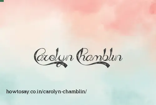Carolyn Chamblin