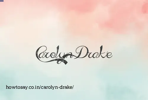 Carolyn Drake