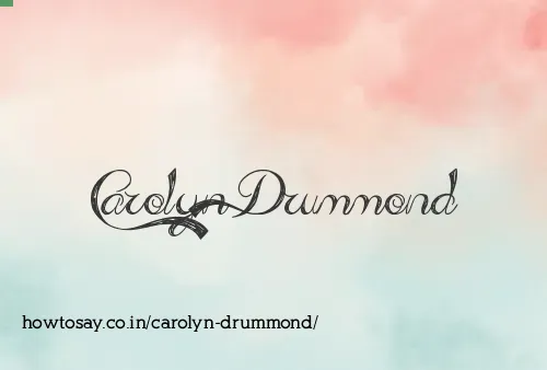 Carolyn Drummond