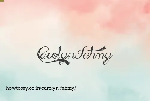 Carolyn Fahmy