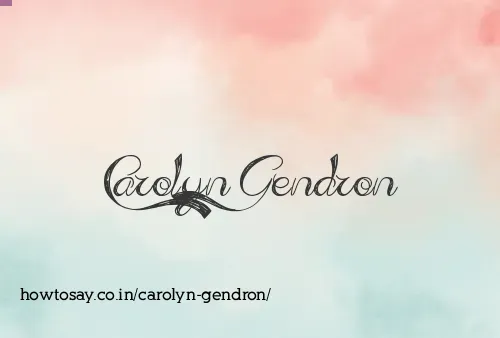 Carolyn Gendron