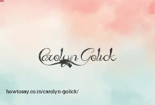 Carolyn Golick