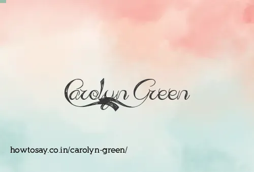 Carolyn Green