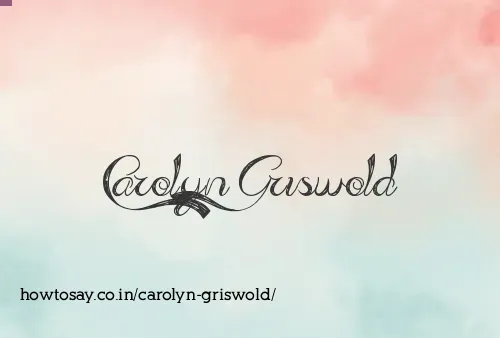 Carolyn Griswold