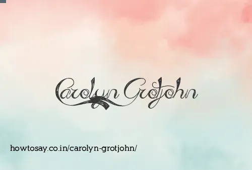 Carolyn Grotjohn