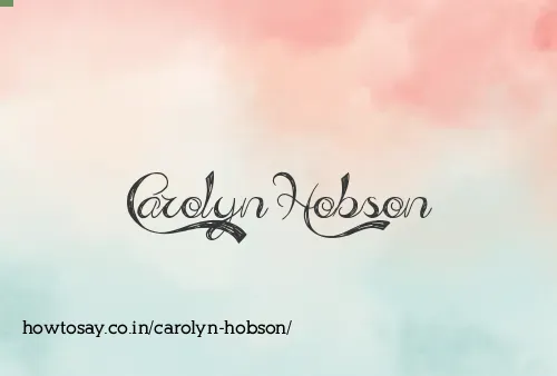 Carolyn Hobson