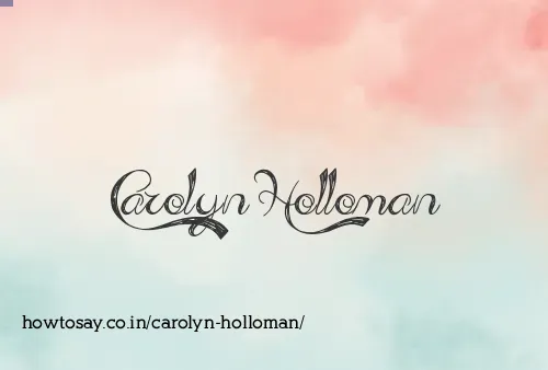 Carolyn Holloman