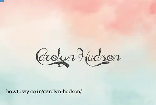 Carolyn Hudson