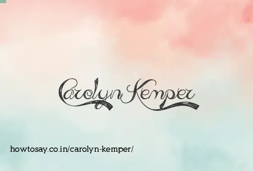 Carolyn Kemper