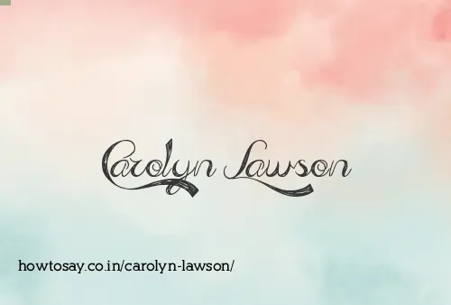Carolyn Lawson