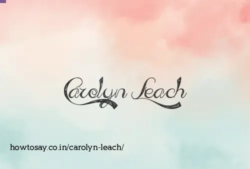 Carolyn Leach