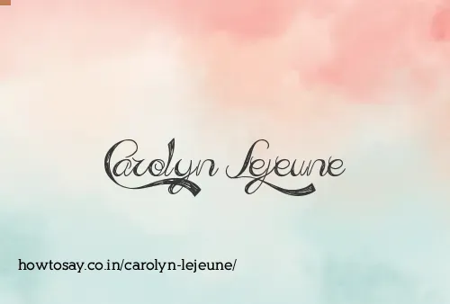 Carolyn Lejeune