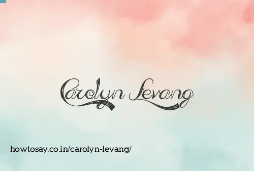 Carolyn Levang