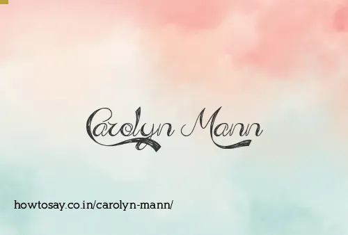Carolyn Mann