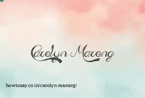 Carolyn Marong