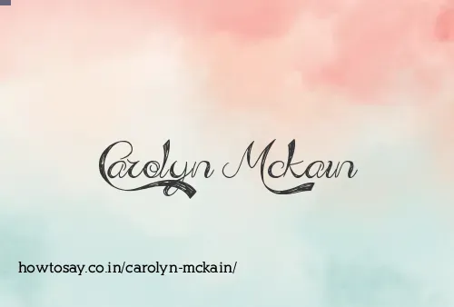 Carolyn Mckain