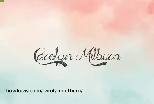 Carolyn Milburn