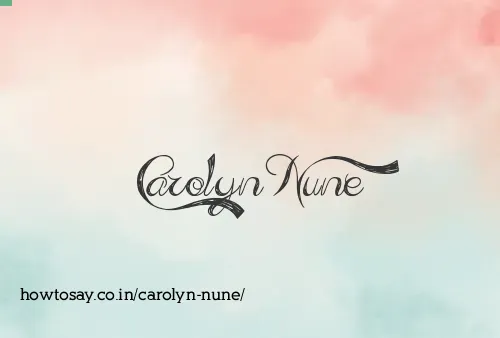 Carolyn Nune