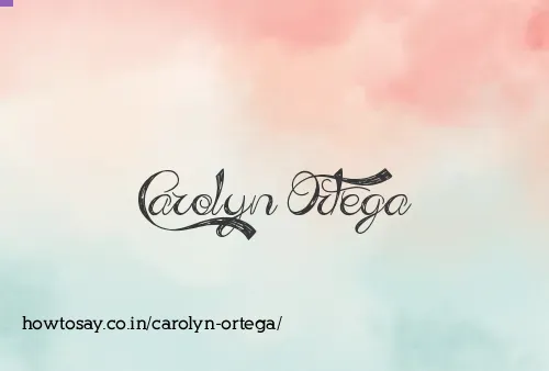 Carolyn Ortega