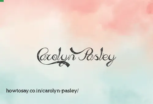 Carolyn Pasley