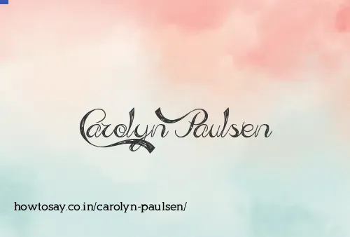 Carolyn Paulsen