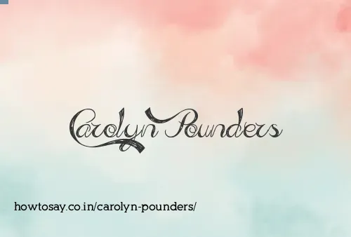 Carolyn Pounders