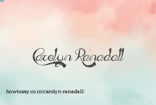 Carolyn Ranadall