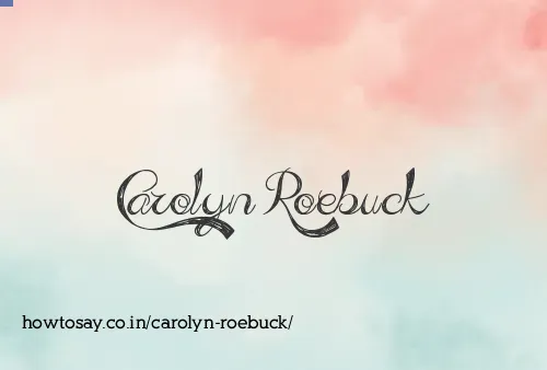 Carolyn Roebuck