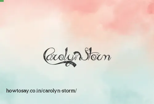 Carolyn Storm