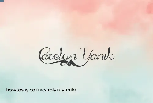 Carolyn Yanik