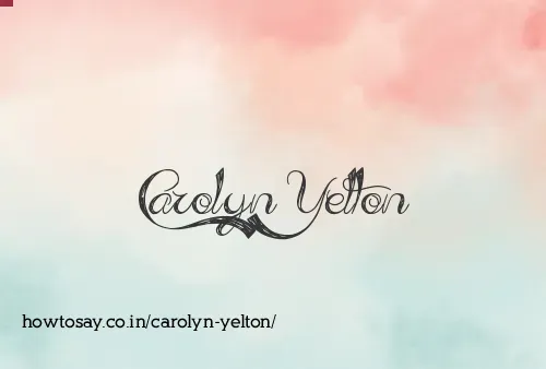 Carolyn Yelton