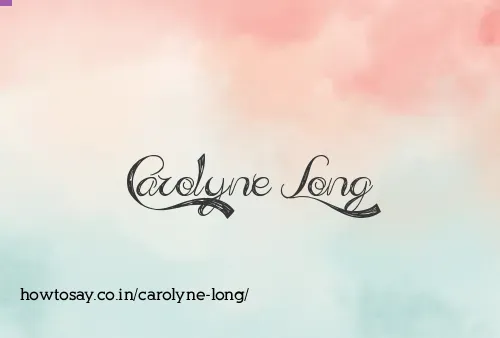 Carolyne Long