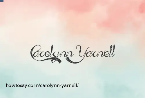 Carolynn Yarnell
