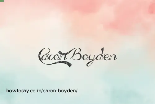 Caron Boyden