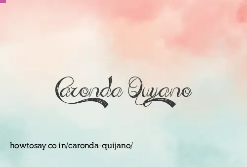 Caronda Quijano