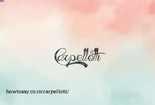 Carpellotti