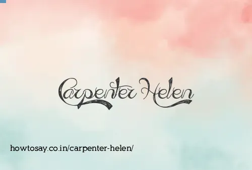 Carpenter Helen