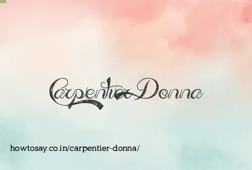 Carpentier Donna